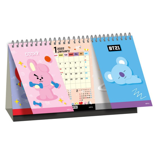 [BT21 JAPAN] BT21 2022 Desktop Calendar