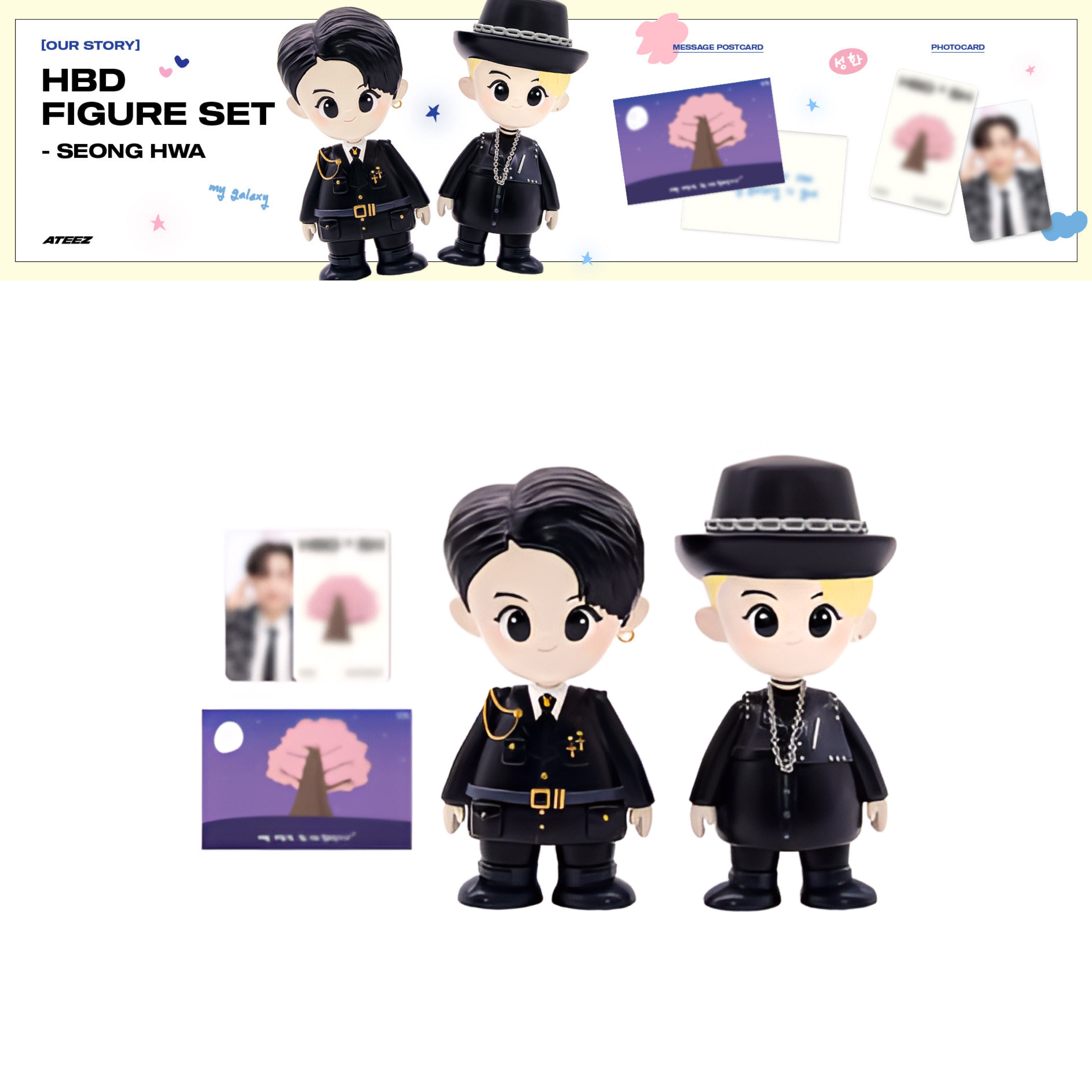 ATEEZ Official Our Story HBD Figure Set SEONG HWA – K-STAR