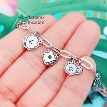 [OST X BT21] Official Silver 925 Coin Bracelet