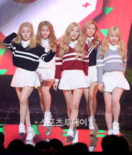Red Velvet's Style Sweater and Skirt