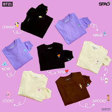 [SPAO X BT21]  Loose Fit Long Sleeve Sweatshirt