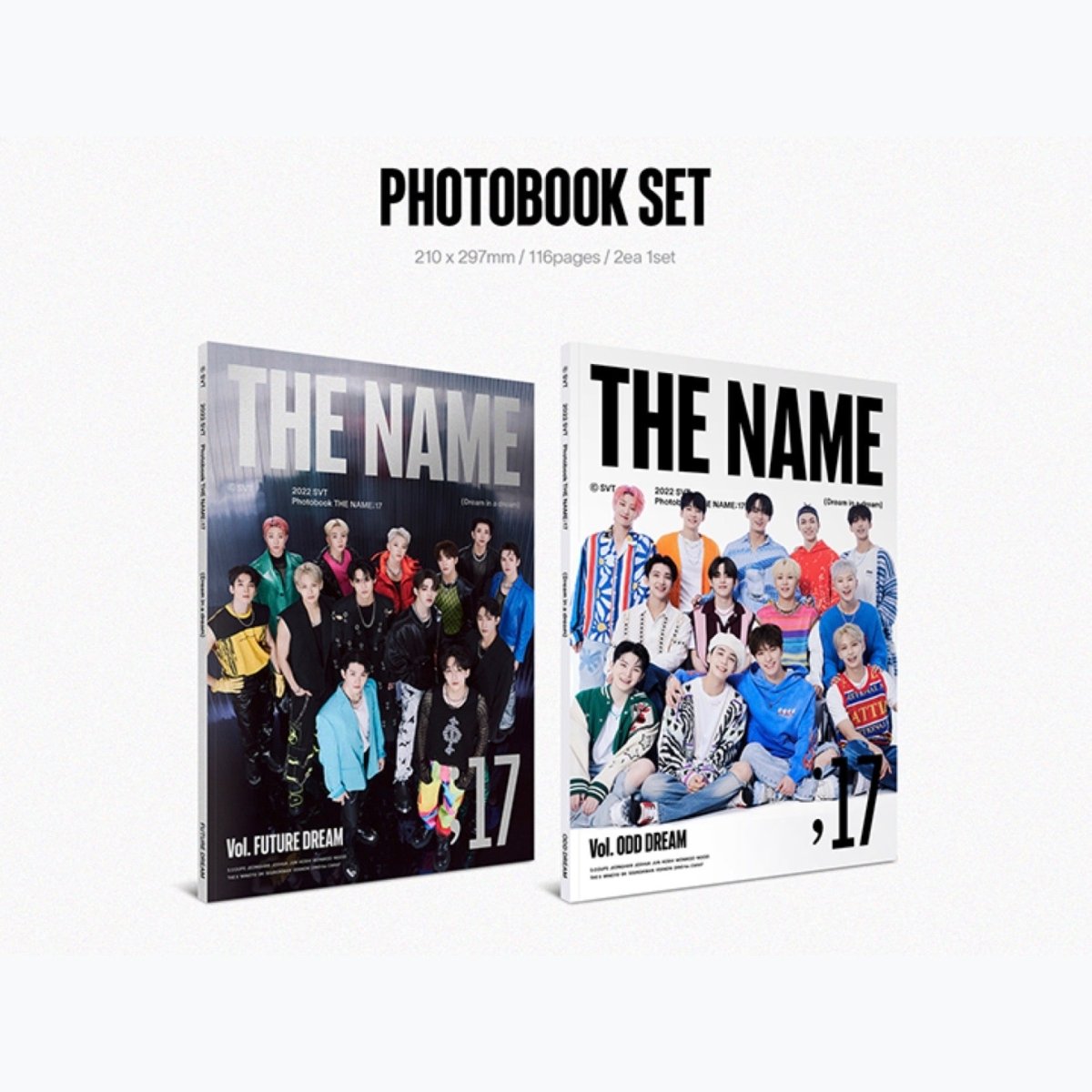 2022 SEVENTEEN SVT PHOTOBOOK : THE NAME ;17 - K-STAR
