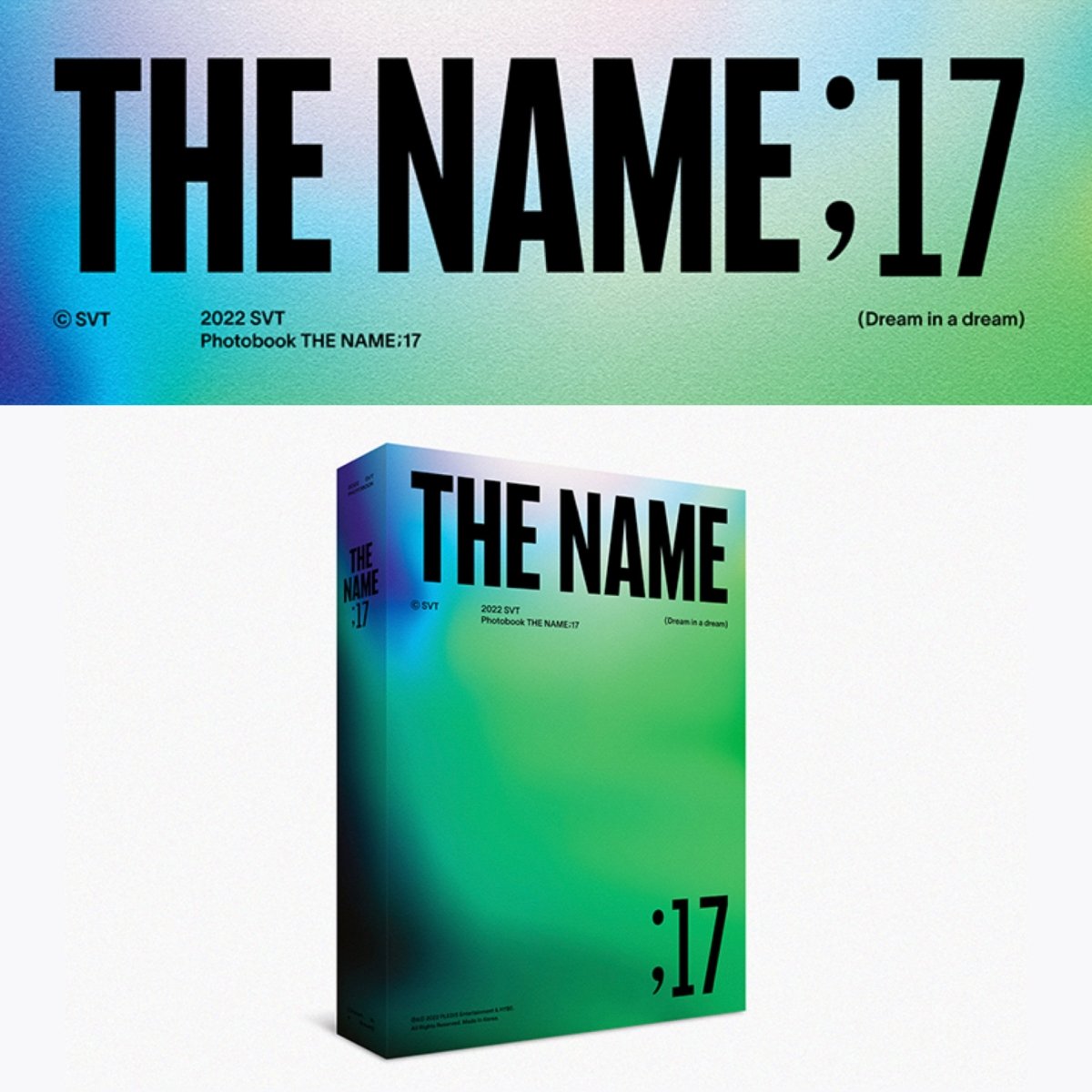 2022 SEVENTEEN SVT PHOTOBOOK : THE NAME ;17 - K-STAR