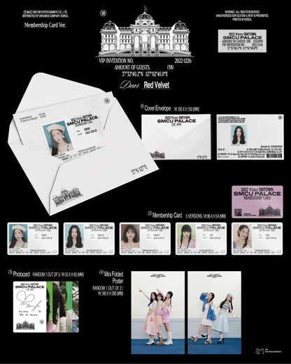 2022 Winter SMTOWN : SMCU PALACE Membership Card Ver. / SMart Album (You Can Choose Version) - K-STAR