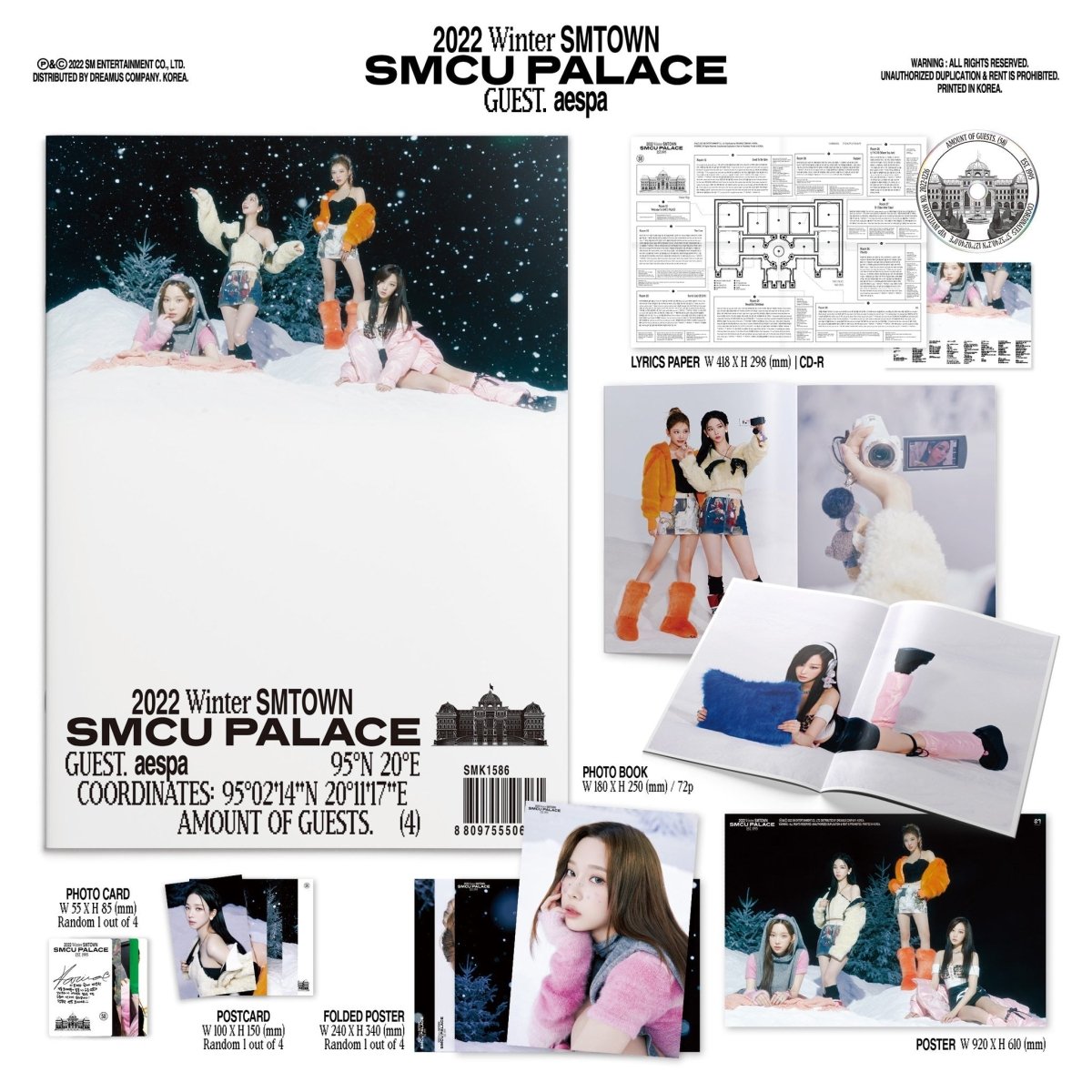 2022 Winter SMTOWN : SMCU PALACE (You Can Choose Version) - K-STAR
