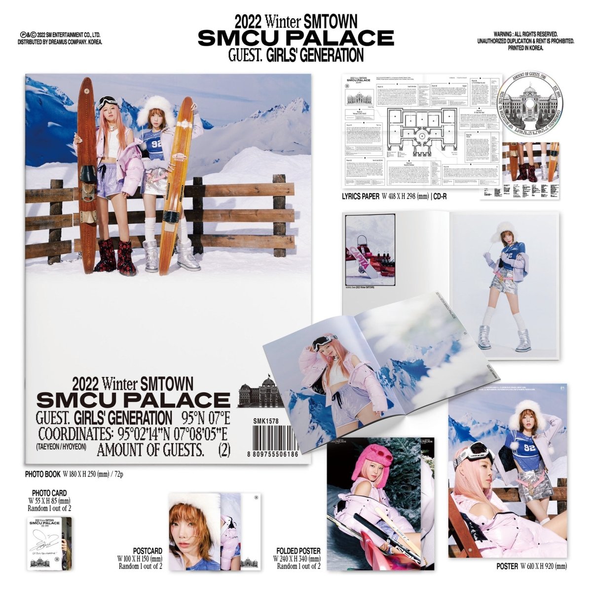 2022 Winter SMTOWN : SMCU PALACE (You Can Choose Version) - K-STAR