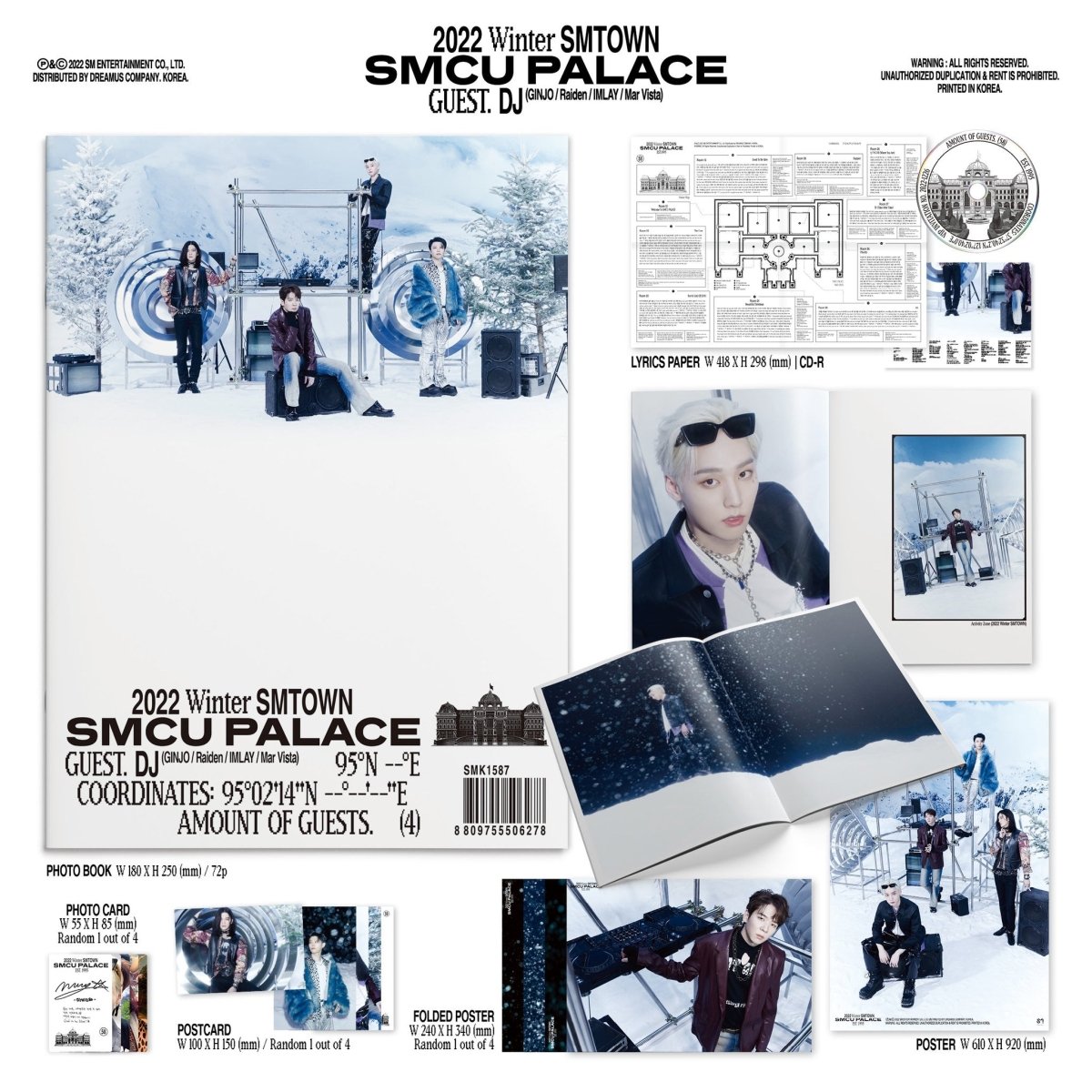 2022 Winter SMTOWN : SMCU PALACE (You Can Choose Version) - K-STAR