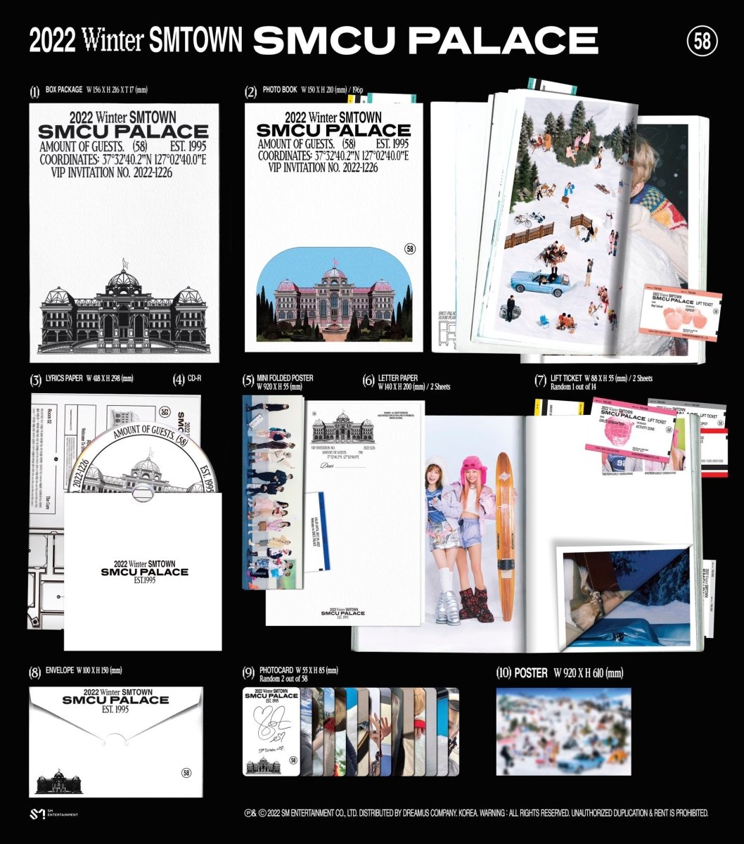 2022 Winter SMTOWN : SMCU PALACE (You Can Choose Version) - K-STAR