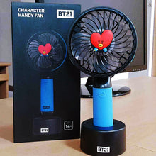 [LINE X BT21] BT21 Handy Fan (USB Charger) + Free Shipping by DHL or FeDex