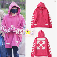 Jungkook's Style Red Hoodie