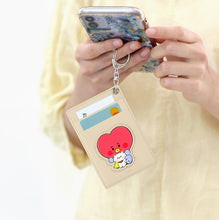 [LINE X BT21] BT21 Baby My Little Buddy Leather Patch Card Holder