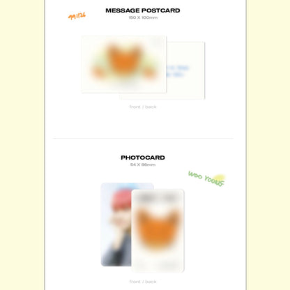 ATEEZ Official Our Story HBD Camera Bag WOOYOUNG