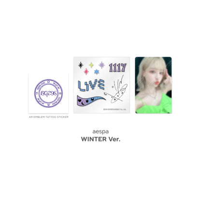 Beyond LIVE SMTOWN LIVE 2022 : AR TATTOO Sticker + Photo Card Set