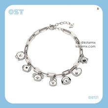 [OST X BT21] Official Silver 925 Coin Bracelet