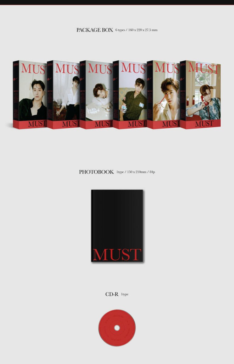 2PM - MUST (Limited Edition Random Cover) - K-STAR