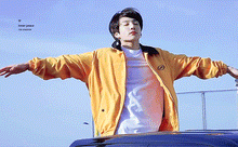 Jungkook's Style Euphoria Yellow Bomber