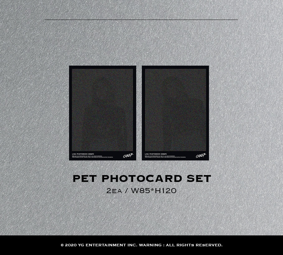 [YG] BLACKPINK LISA Photobook 0327 (Limited Edition)