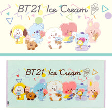 [BT21 JAPAN] BT21 Ice Cream Imabari Bath Towel