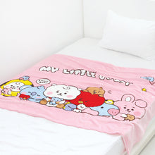 [LINE X BT21] BT21 Little Buddy Flannel Blanket