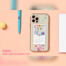 [LINE X BT21] Calendar Jelly Case (for iPhone)