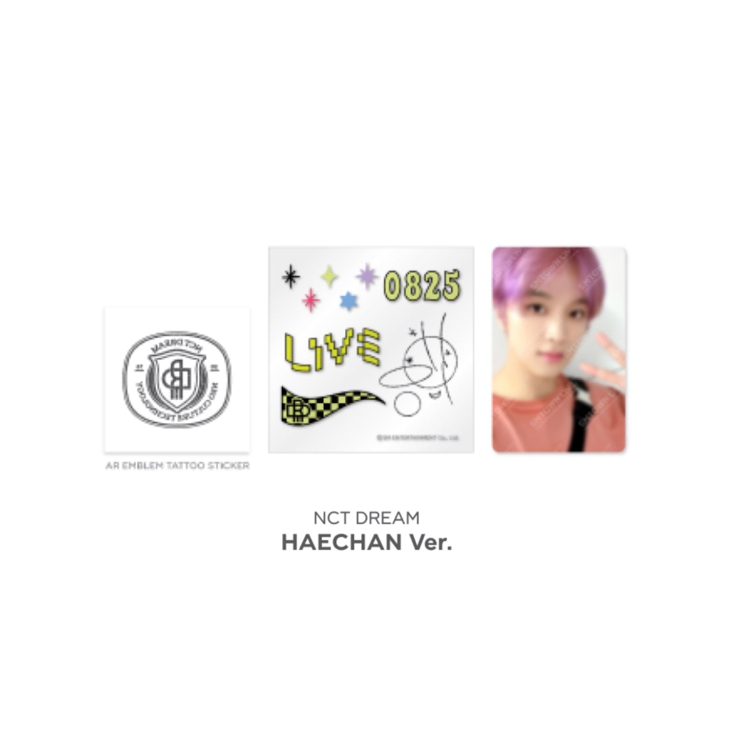 Beyond LIVE SMTOWN LIVE 2022 : AR TATTOO Sticker + Photo Card Set