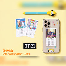 [LINE X BT21] Calendar Jelly Case (for iPhone)