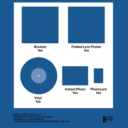 BTS RM - INDIGO SET ( VINYL LP )