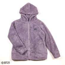 [BT21 JAPAN] BT21 Fleece Zip-up Hoodie
