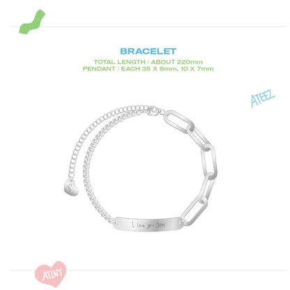ATEEZ Official Our Story HBD Bracelet SAN