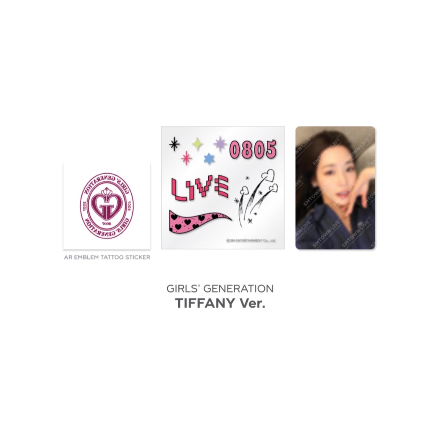 Beyond LIVE SMTOWN LIVE 2022 : AR TATTOO Sticker + Photo Card Set