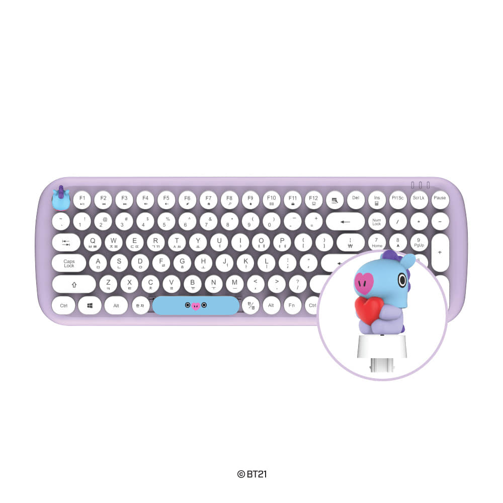[LINE X BT21] Wireless Retro Keyboard