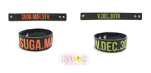 BTS Birthday Wristband