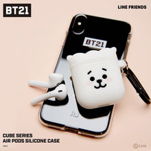 [LINE X BT21] Silicone Charging Case For Apple Airpods Cube Version
