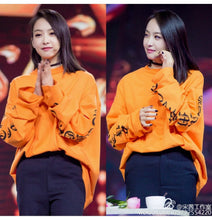 Victoria and Mark Style Orange Long Sleeve Shirt
