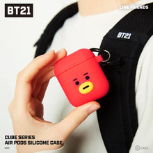 [LINE X BT21] Silicone Charging Case For Apple Airpods Cube Version