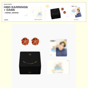 ATEEZ Official Our Story HBD Earrings - HONG JOONG