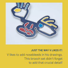 BTS Artist Made Collection - By BTS: V (Faces Brooch SET)….