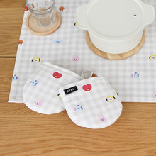 [LINE X BT21] Check Kitchen Apron & Glove