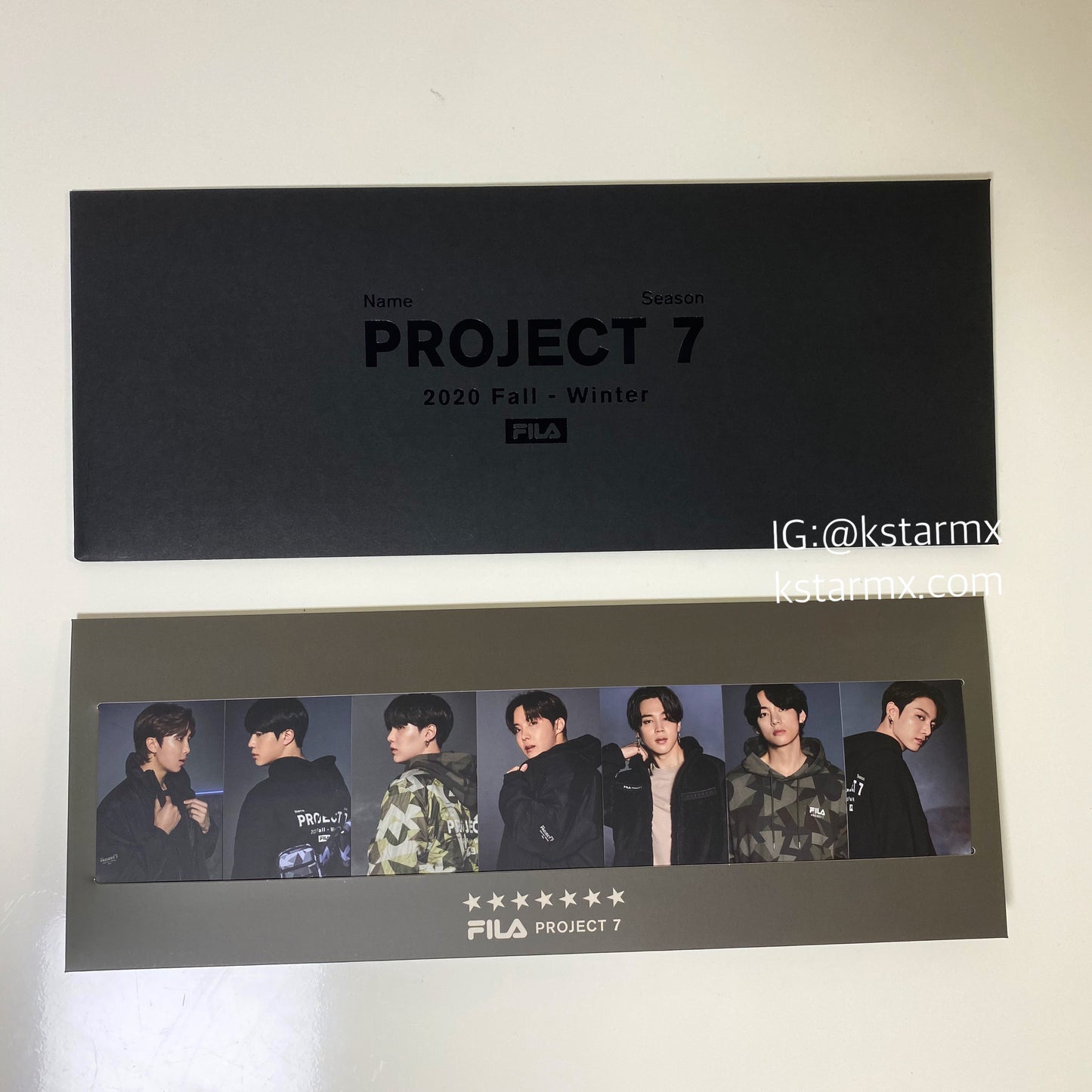 [FILA X BTS] Project 7: Standing Photocards Set