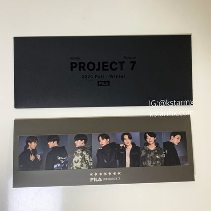 [FILA X BTS] Project 7: Standing Photocards Set