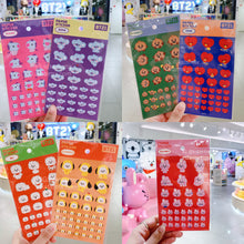 [LINE X BT21] Baby Paper Sticker 7Set