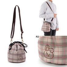 [BT21 JAPAN] BT21 Drawstring Purse Pochette Glen Check