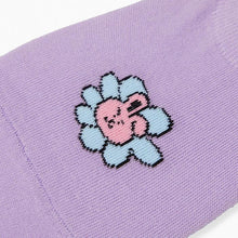 [LINE X BT21] Boat Socks Flower Version