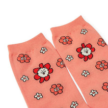 [LINE X BT21] Socks (2 Pairs) Flower Version