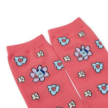 [LINE X BT21] Socks (2 Pairs) Flower Version