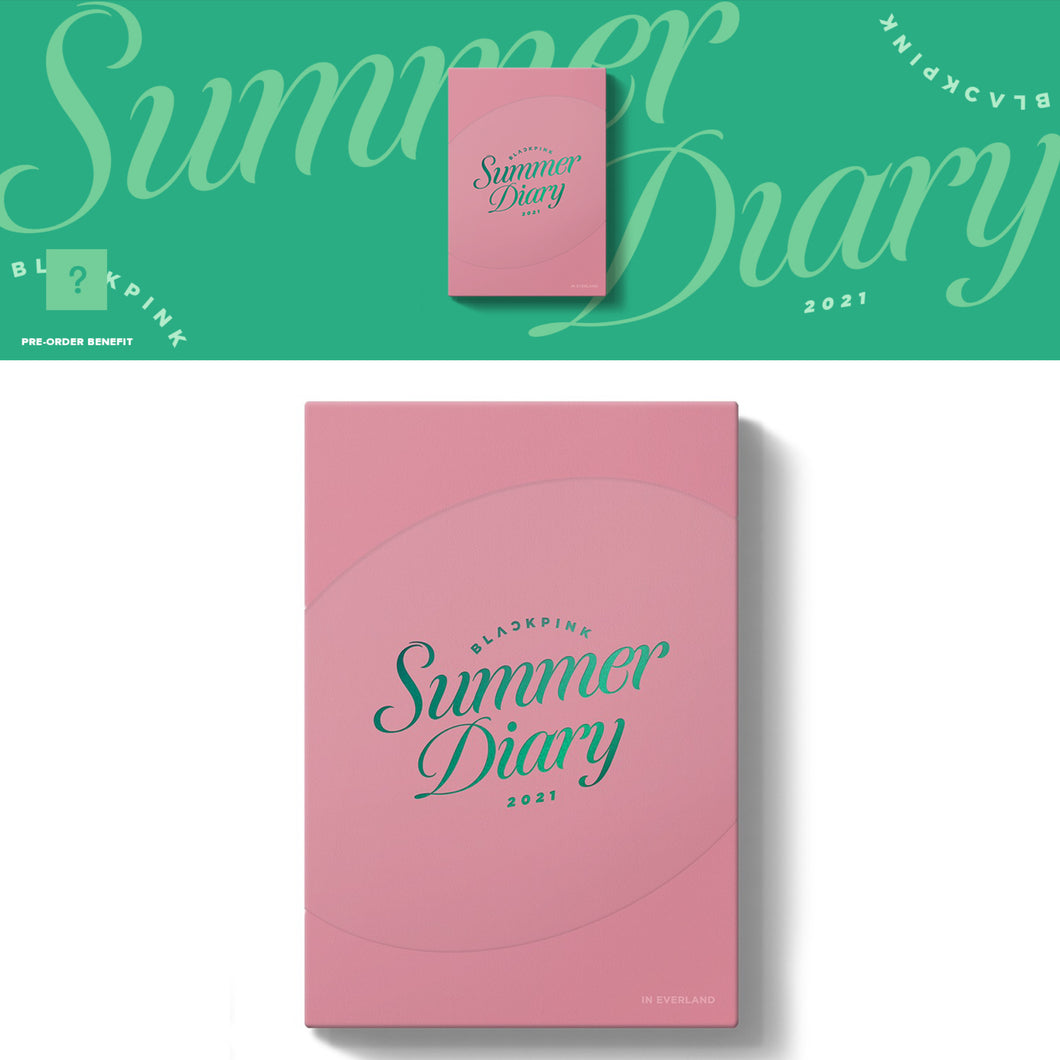 BLACKPINK 2021 Summer Diary DVD + P.O Gif (Free Express Shipping