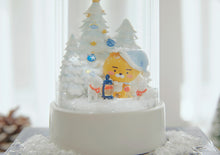 [KAKAO FRIENDS] White Lighting Snow Globe