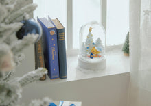 [KAKAO FRIENDS] White Lighting Snow Globe