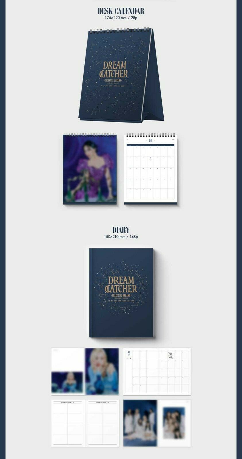 DREAMCATCHER Official 2022 Season's Greetings Celestial Dreams Version