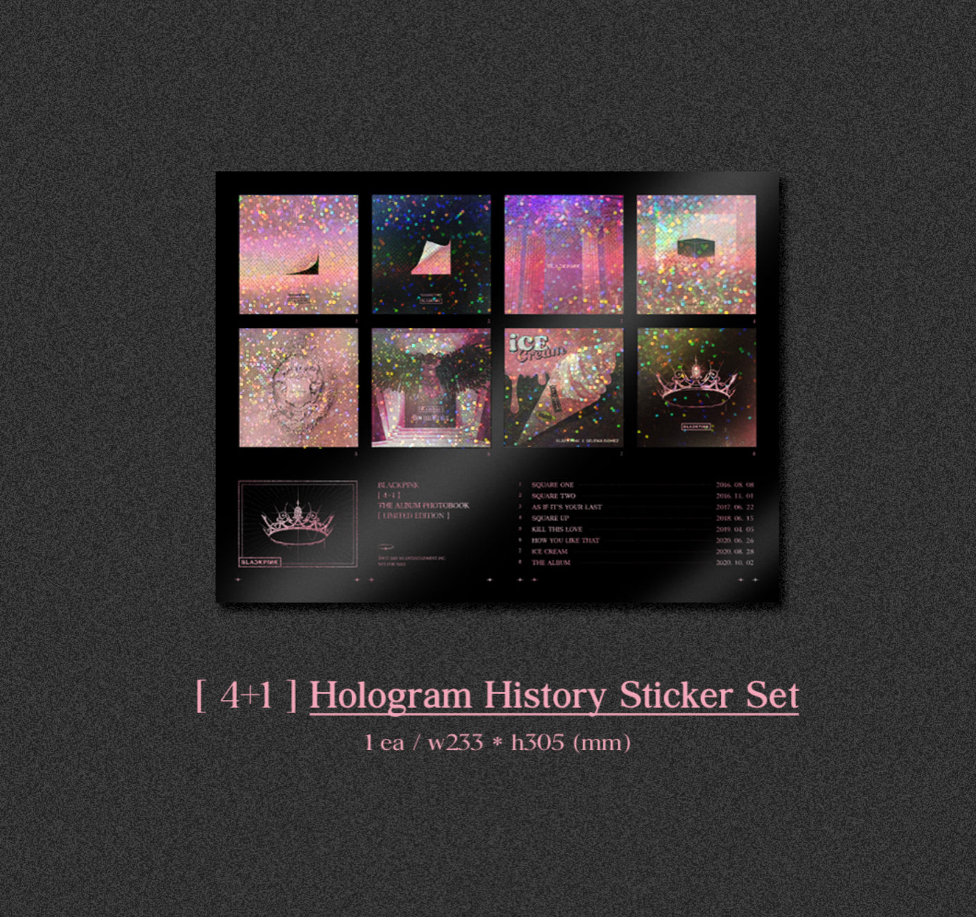 BLACKPINK [4+1] THE ALBUM Photobook Limited Edition  (Free Express Shipping)